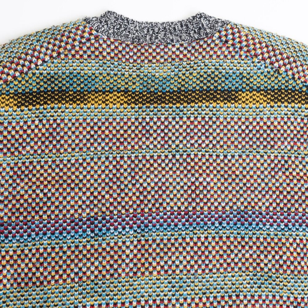 rag & bone Rainbow Sweater 100% Merino Wool Chunky Colorful - Picture 9 of 14